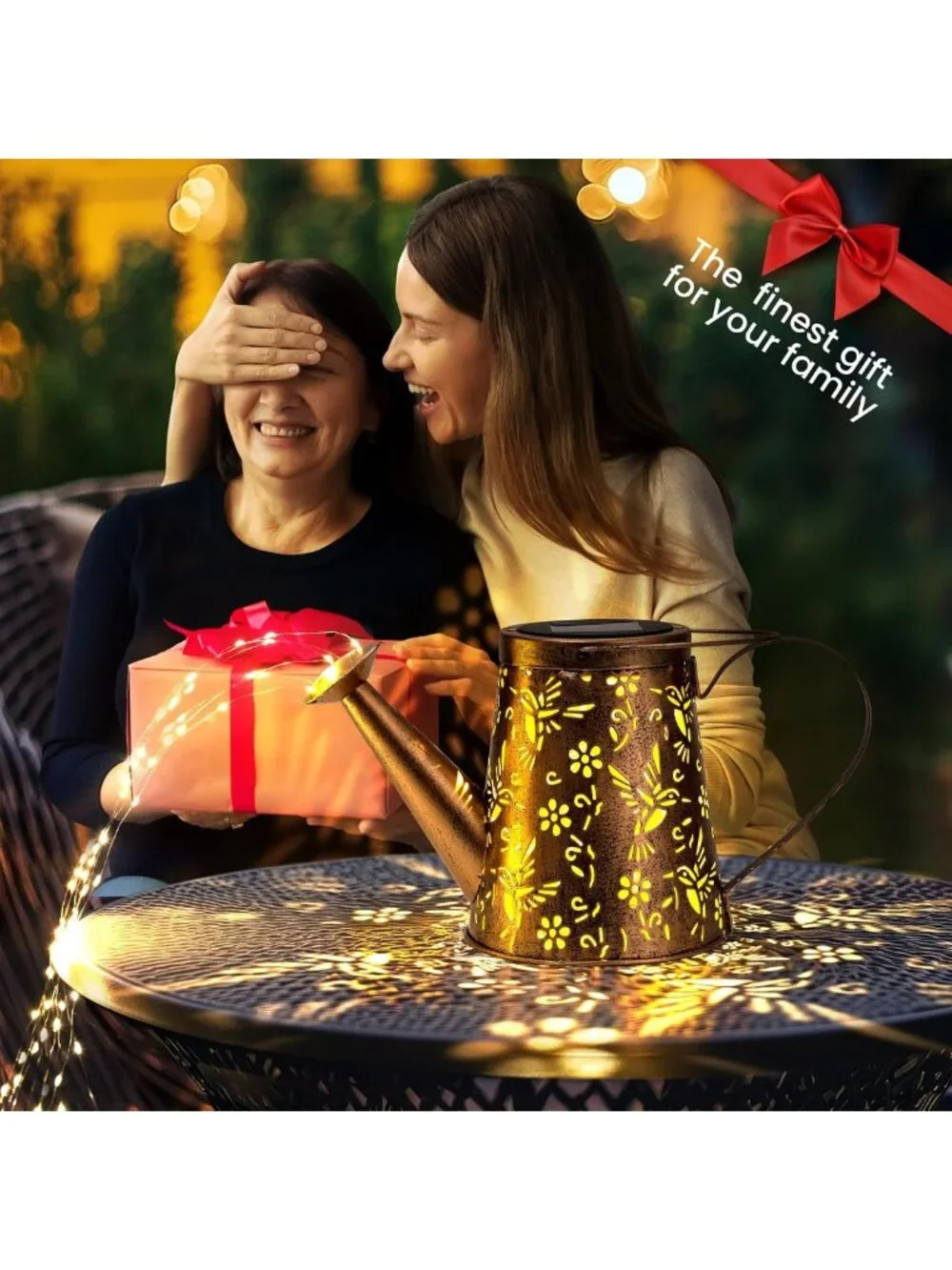 Large Solar Watering Can Lantern | Outdoor Hanging Decor, Perfect Gardening Gift